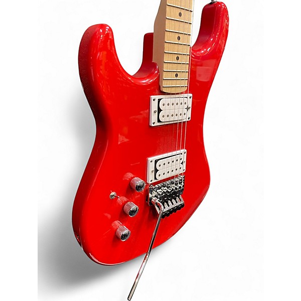 Used Kramer Pacer Classic Left Handed Red Metallic Electric Guitar