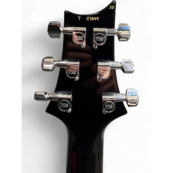 Used PRS CUSTOM 24 TEN TOP Whale Blue Solid Body Electric Guitar