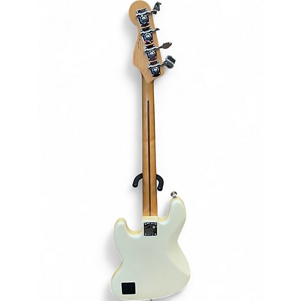 Used Fender Player Plus Jass Bass Olympic Pearl Electric Bass Guitar
