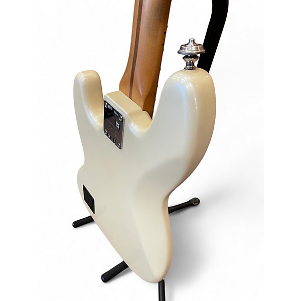 Used Fender Player Plus Jass Bass Olympic Pearl Electric Bass Guitar
