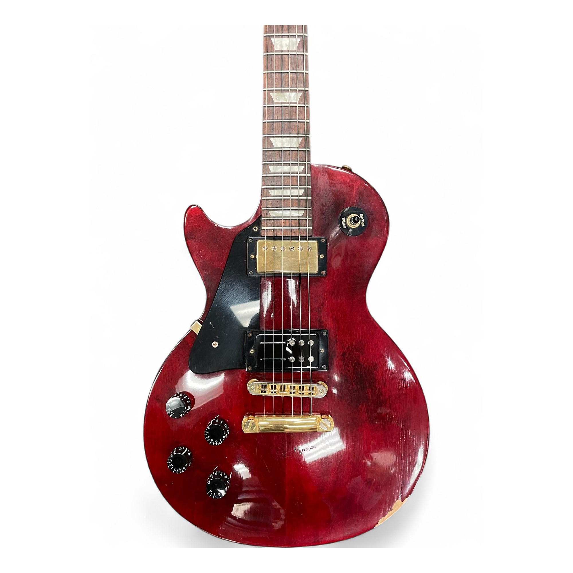 Used Gibson Les Paul Studio Left Handed Candy Apple Red