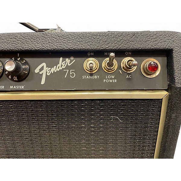 Vintage 1980s Fender FENDER 75 COMBO AMP Tube Guitar Combo Amp