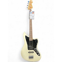 Used Fender Jaguar Bass Olympic White Electric Bass Guitar