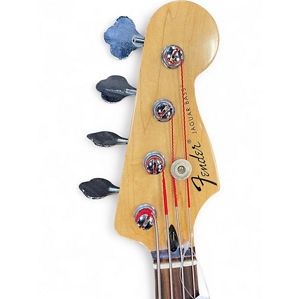 Used Fender Jaguar Bass Olympic White Electric Bass Guitar