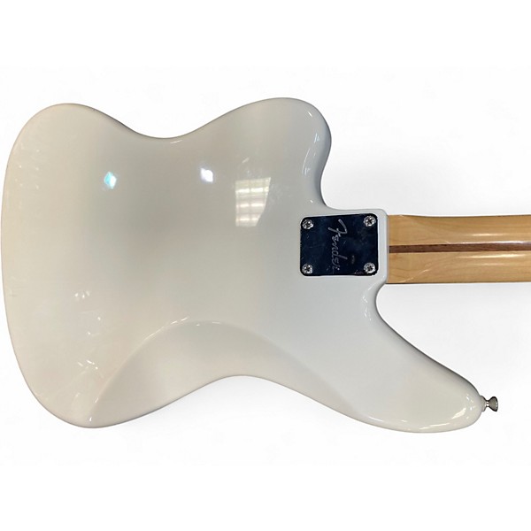 Used Fender Jaguar Bass Olympic White Electric Bass Guitar