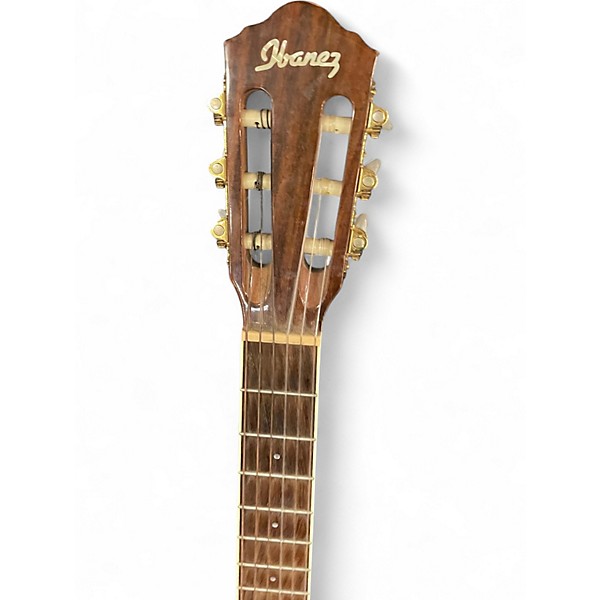 Used Ibanez AEG10NII Antique Natural Classical Acoustic Electric Guitar
