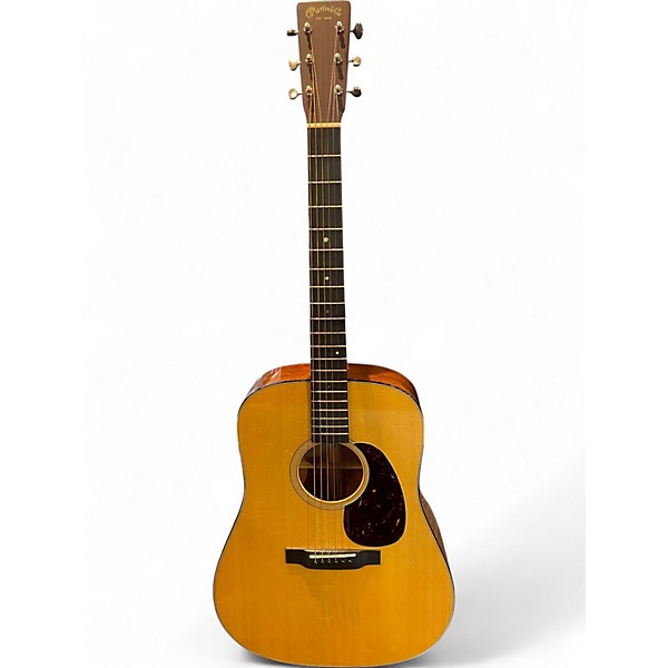 Used Martin D18 Natural Acoustic Guitar