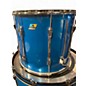 Vintage 1970s Ludwig 3 Piece 1970's Ludwig Kit Ocean Blue Drum Kit