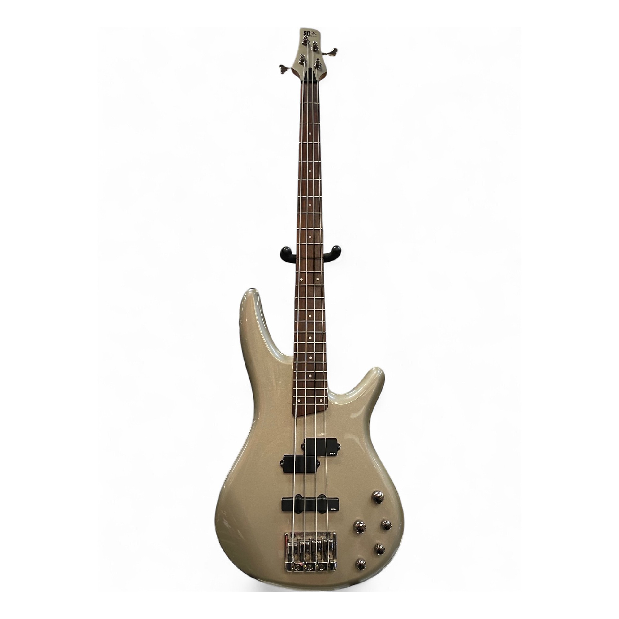 タイムセール ベース Ibanez sr400 美品 Used Ibanez SR400 Silver Electric Bass Guitar Silver