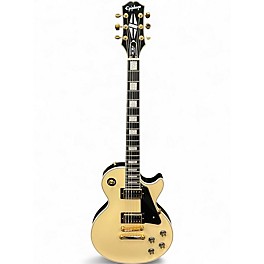 Used Epiphone Les Paul Custom Cream Solid Body Electric Guitar