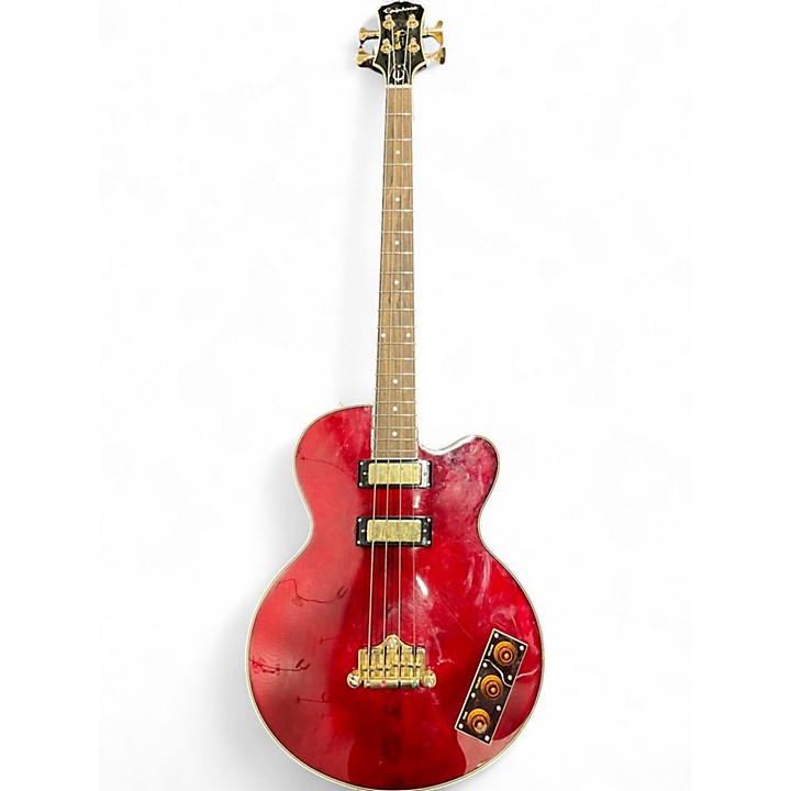 ベース Epiphone/ Allen Woody Rumblekat Bass Used Epiphone Allen Woody Rumblekat Dark Wine Red Electric