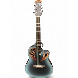 Used Ovation CE44 CELEBRITY GHOST GREY Acoustic Electric Guitar