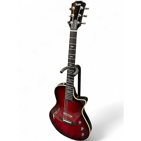 Used Taylor T5Z PRO TRANS RED Acoustic Electric Guitar