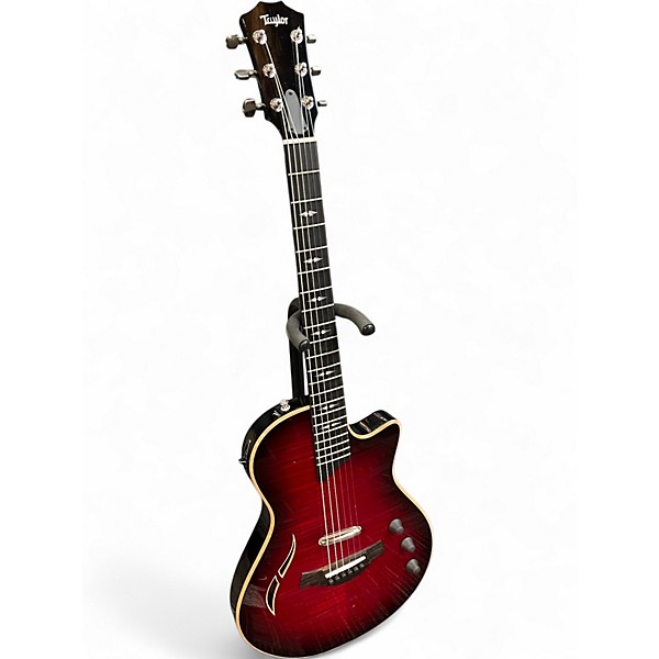 Used Taylor T5Z PRO TRANS RED Acoustic Electric Guitar