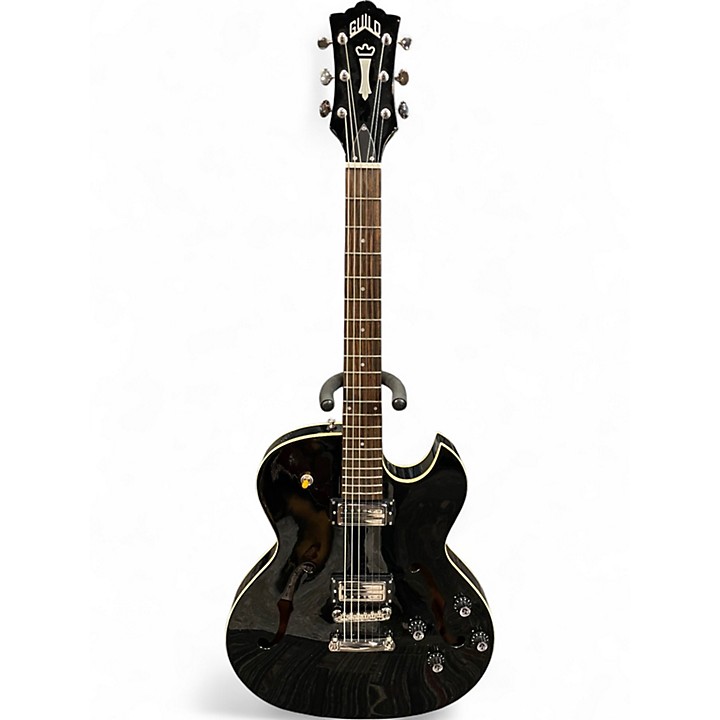 Used Guild Starfire II Black Hollow Body Electric Guitar Black