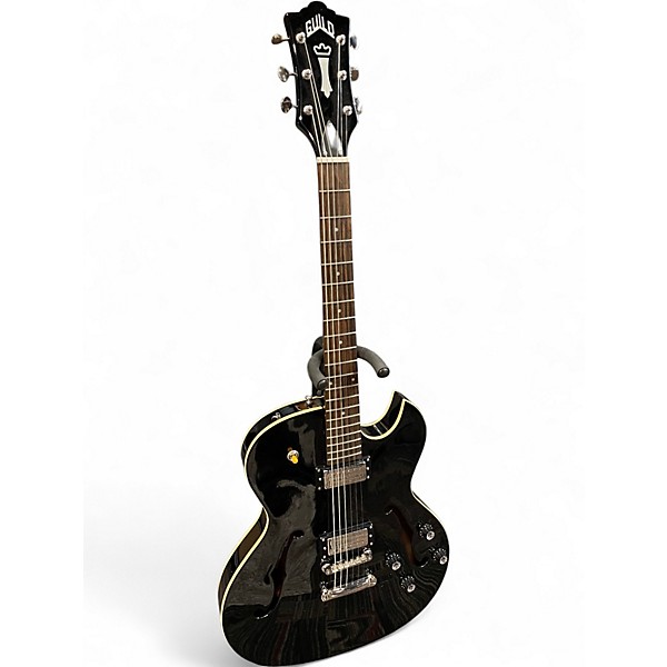 Used Guild Starfire II Black Hollow Body Electric Guitar
