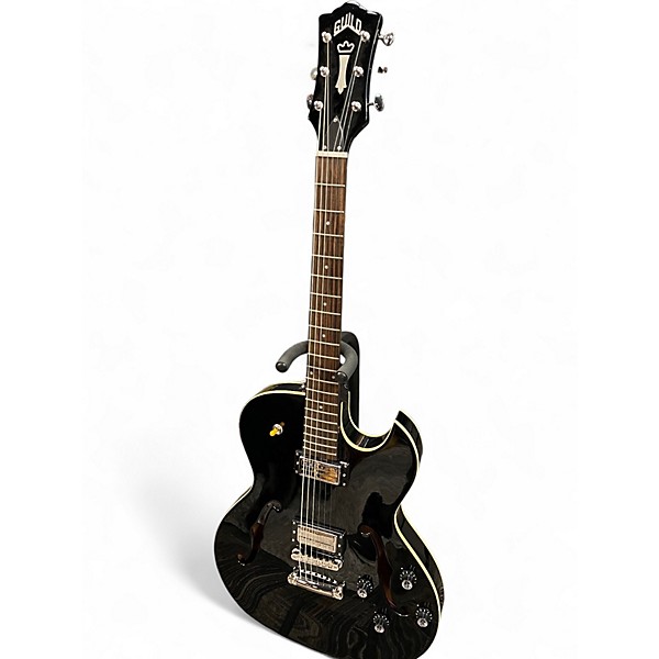 Used Guild Starfire II Black Hollow Body Electric Guitar