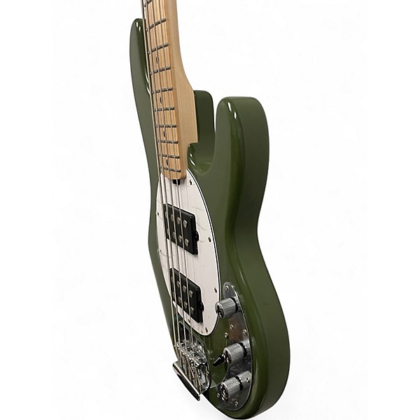 Used Sterling by Music Man stingray bass green Electric Bass Guitar