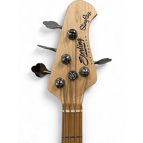 Used Sterling by Music Man stingray bass green Electric Bass Guitar