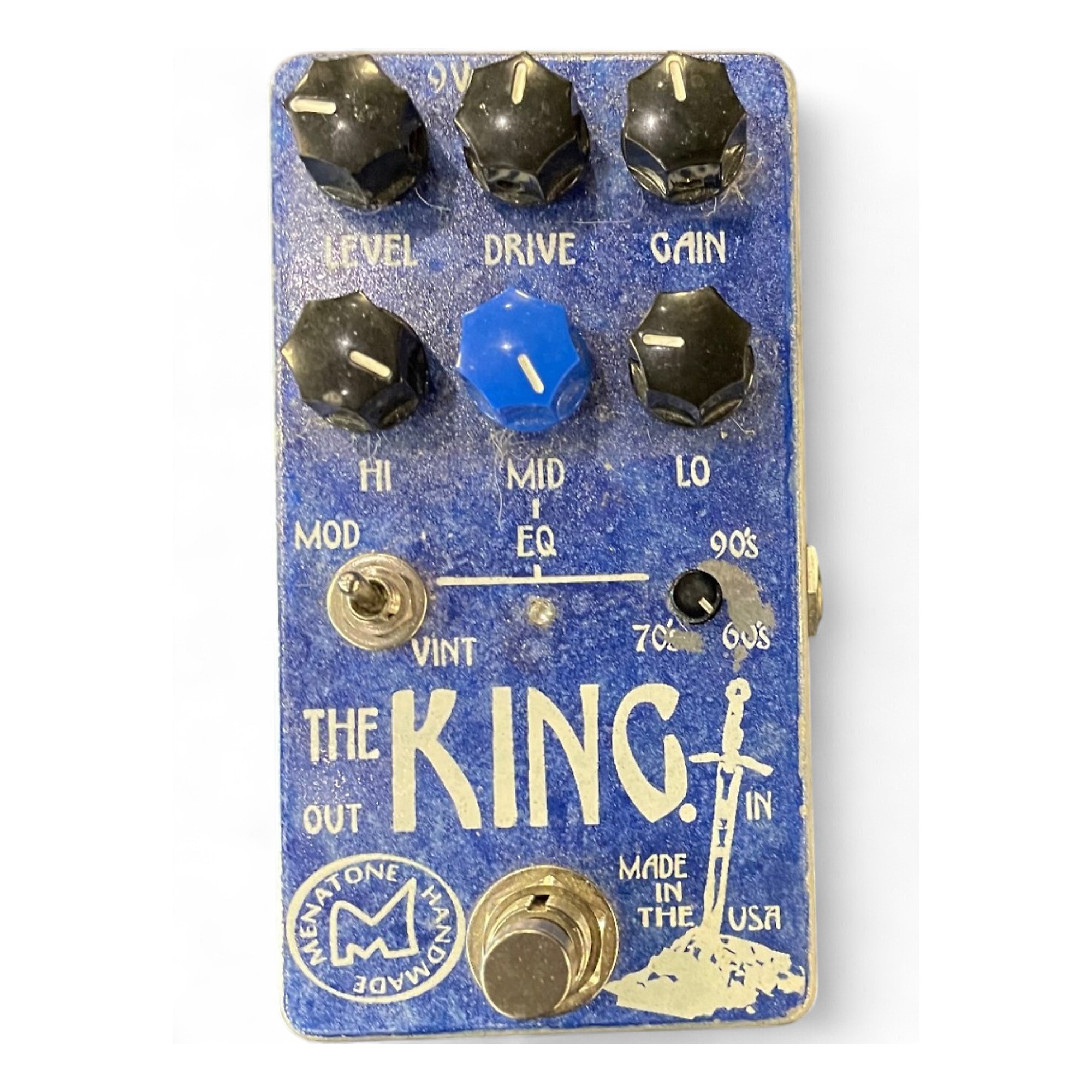 希少初期 Menatone King of the Britains Used Menatone The King (Of the Britains) Effect Pedal