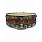 Used 1990s Pearl 14X3.5 One-Piece Shell Free Floating System Liquid Amber Drum