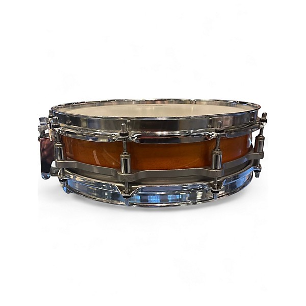 Used 1990s Pearl 14X3.5 One-Piece Shell Free Floating System Liquid Amber Drum