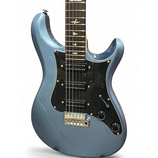 Used PRS SE NF3 Ice Blue Metallic Solid Body Electric Guitar