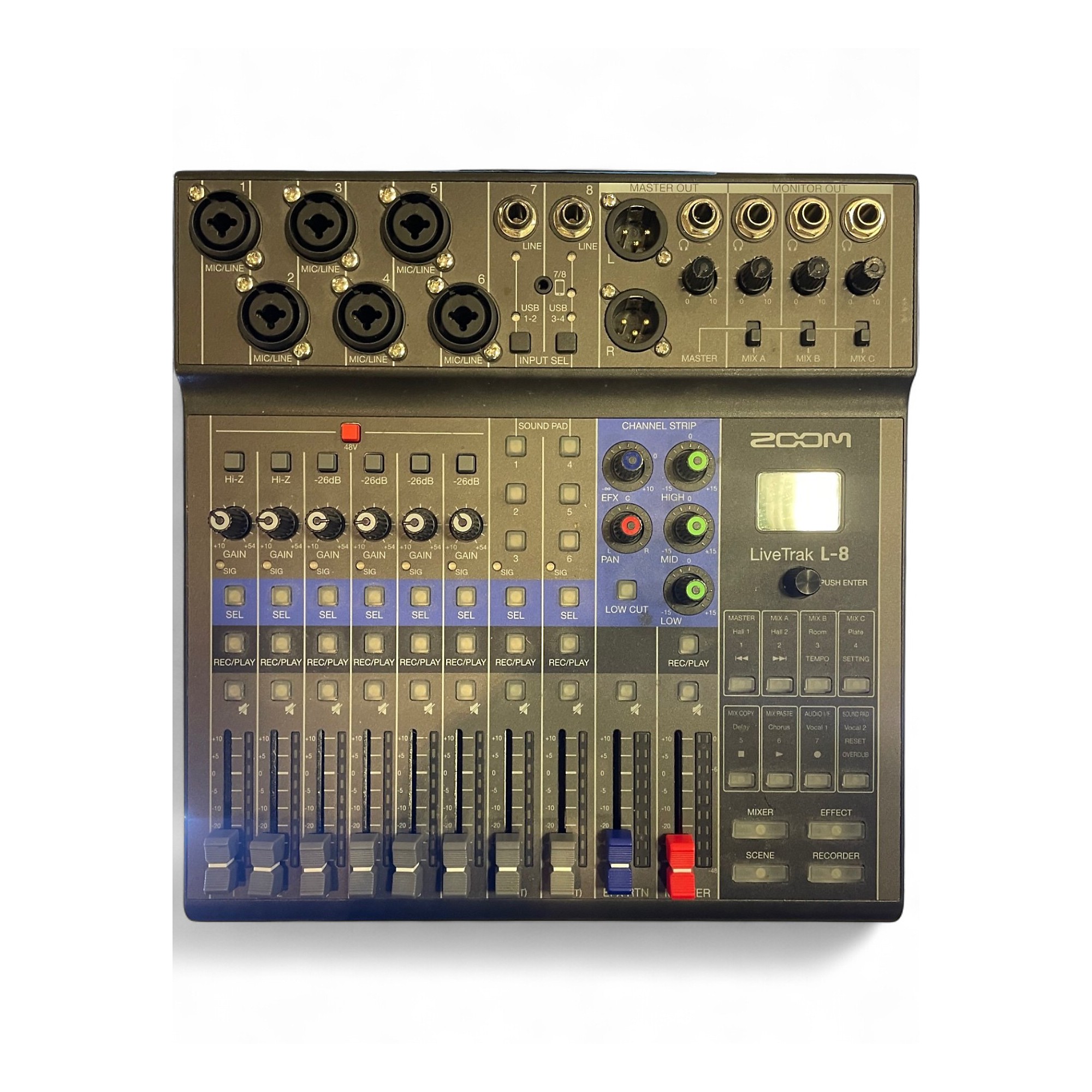 Used Zoom LIVETRAK L-8 Digital Mixer | Guitar Center