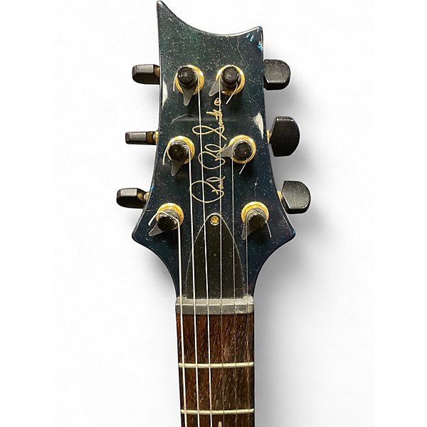 Used PRS Custom 24 10 Top Emerald Green Solid Body Electric Guitar