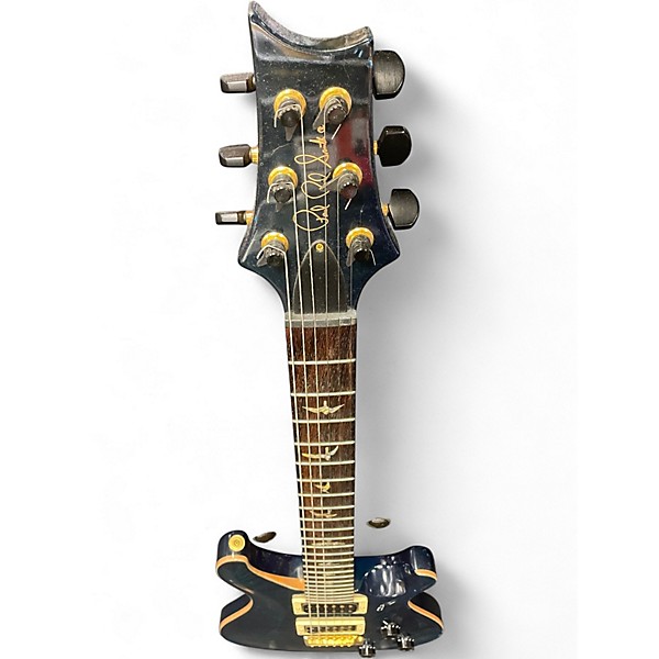 Used PRS Custom 24 10 Top Emerald Green Solid Body Electric Guitar