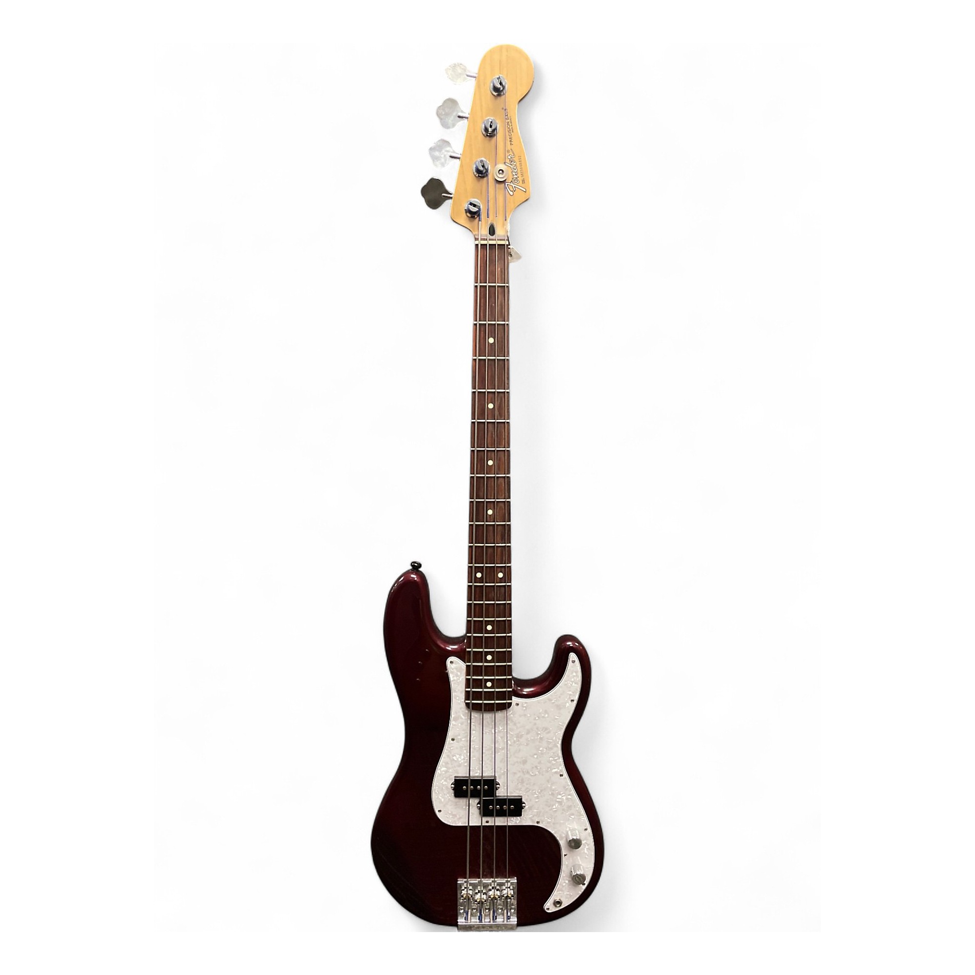 Used Fender 60th Anniversary Precision Bass Wine Red Electric Bass