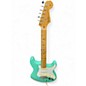 Used 2021 Fender Vintera 50s Stratocaster Surf Green Solid Body Electric Guitar