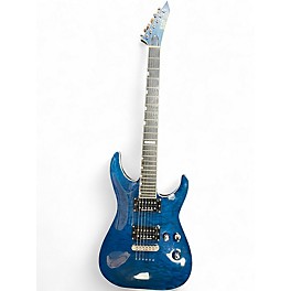 Used 2008 ESP Horizon Standard Trans Blue Solid Body Electric Guitar