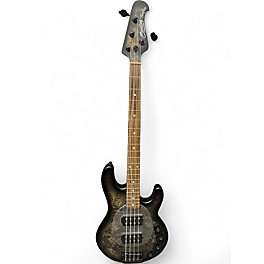 Used Sterling by Music Man Ray34 Burl  Black Burl Electric Bass Guitar