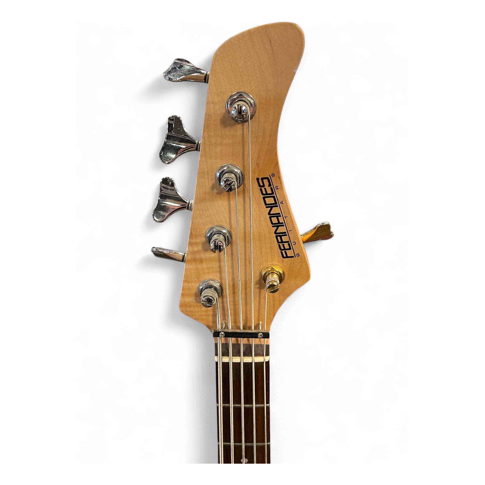 Used Fernandes j bass 5 sunburst Electric Bass Guitar