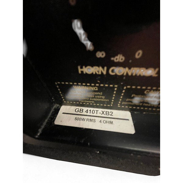 Used Genz Benz GB410T-XB2 Bass Cabinet