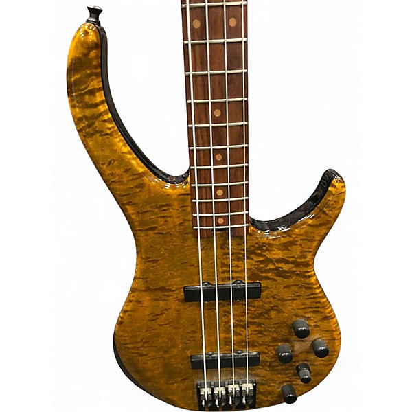 Used Peavey MILLENIUM PLUS 4 Flame Maple Electric Bass Guitar