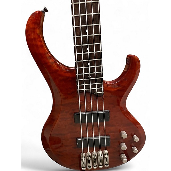 Used Ibanez BTB1000 TRANSPARENT BROWN Electric Bass Guitar