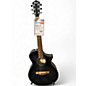 Used Ibanez AEWC400 Trans Black Acoustic Electric Guitar thumbnail