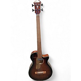 Used Ibanez AEGB24FE Edgeburst Acoustic Bass Guitar