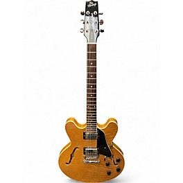 Used Heritage Roy Clark Natural Hollow Body Electric Guitar