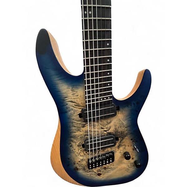 Used Schecter Guitar Research REAPER 7 SKY BURST Solid Body Electric Guitar