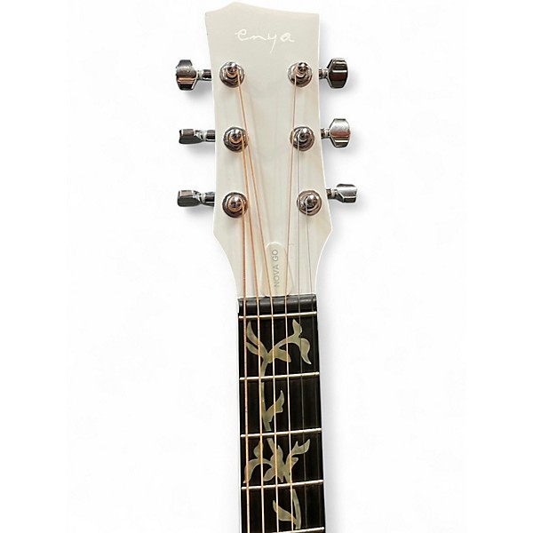 Used Enya Nova Go White Acoustic Guitar White | Guitar Center