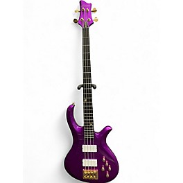 Used Schecter Guitar Research Freezesickle Purple Electric Bass Guitar