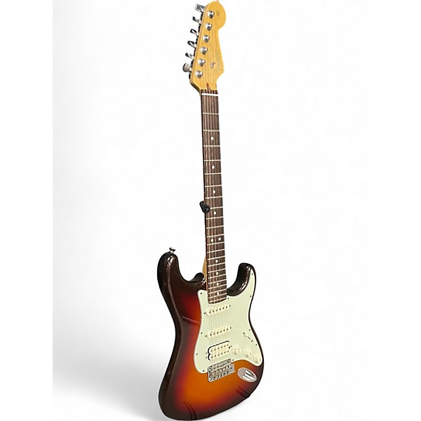 Used Fender American Deluxe Stratocaster Plus 3 Color Sunburst Solid Body Electric Guitar