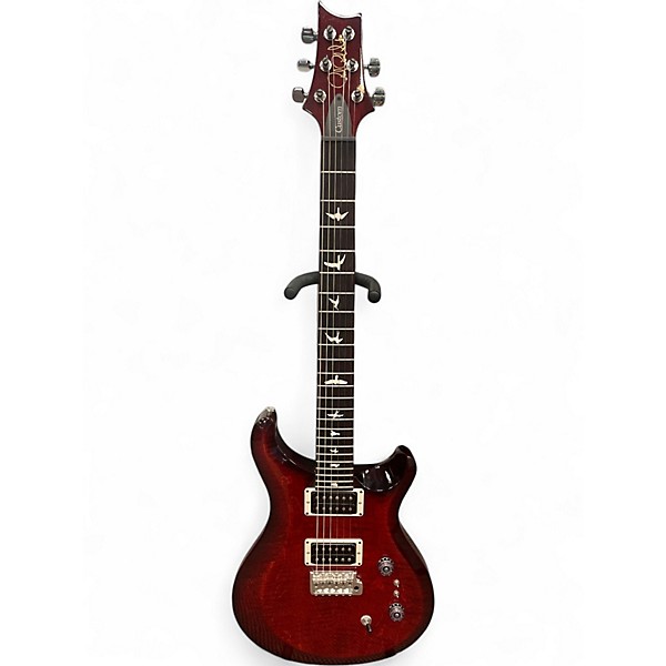 Used 2022 PRS S2 Custom 24-08 FIRE RED BURST Solid Body Electric Guitar