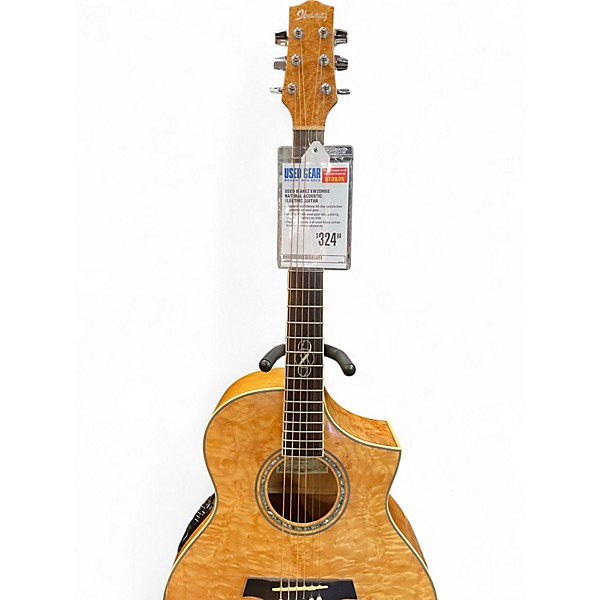 Used Ibanez EW20MBE Natural Acoustic Electric Guitar