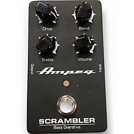 Used Ampeg Scrambler bass overdrive Effect Pedal