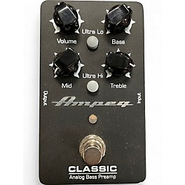 Used Ampeg Classic Analog Bass Preamp Effect Pedal