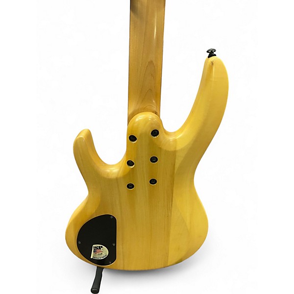 Vintage 1990s ESP LTD B-204SM Natural Electric Bass Guitar